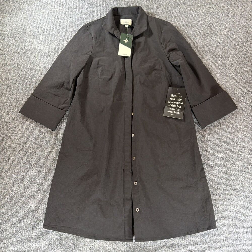 Tuckernuck Black Charlie Shirt Dress - Size M